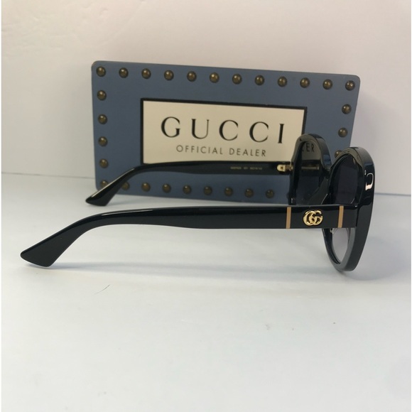New Authentic Gucci Grey Gradient Square Ladies Sunglasses GG0762S 001 56. - Picture 7 of 12